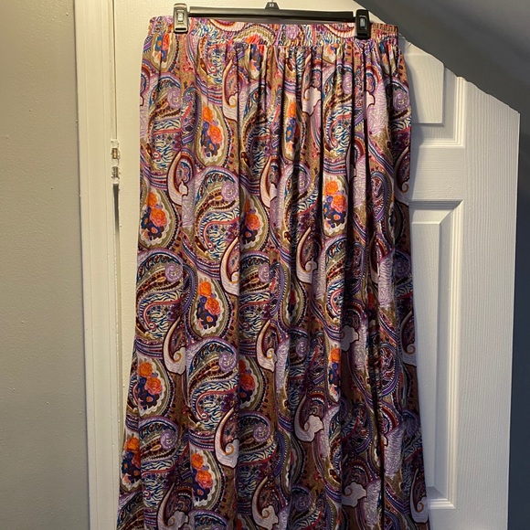 2 Piece Multi-Color Set (Crop Top & Maxi Skirt) - Picture 2 of 2